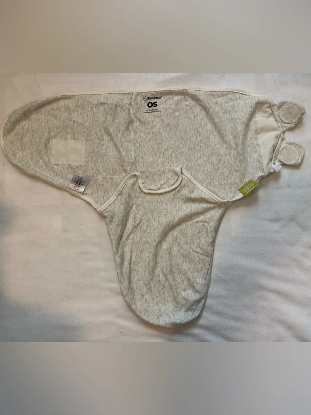 Neutral keababy swaddle and Lime summer Swaddle newborn Set